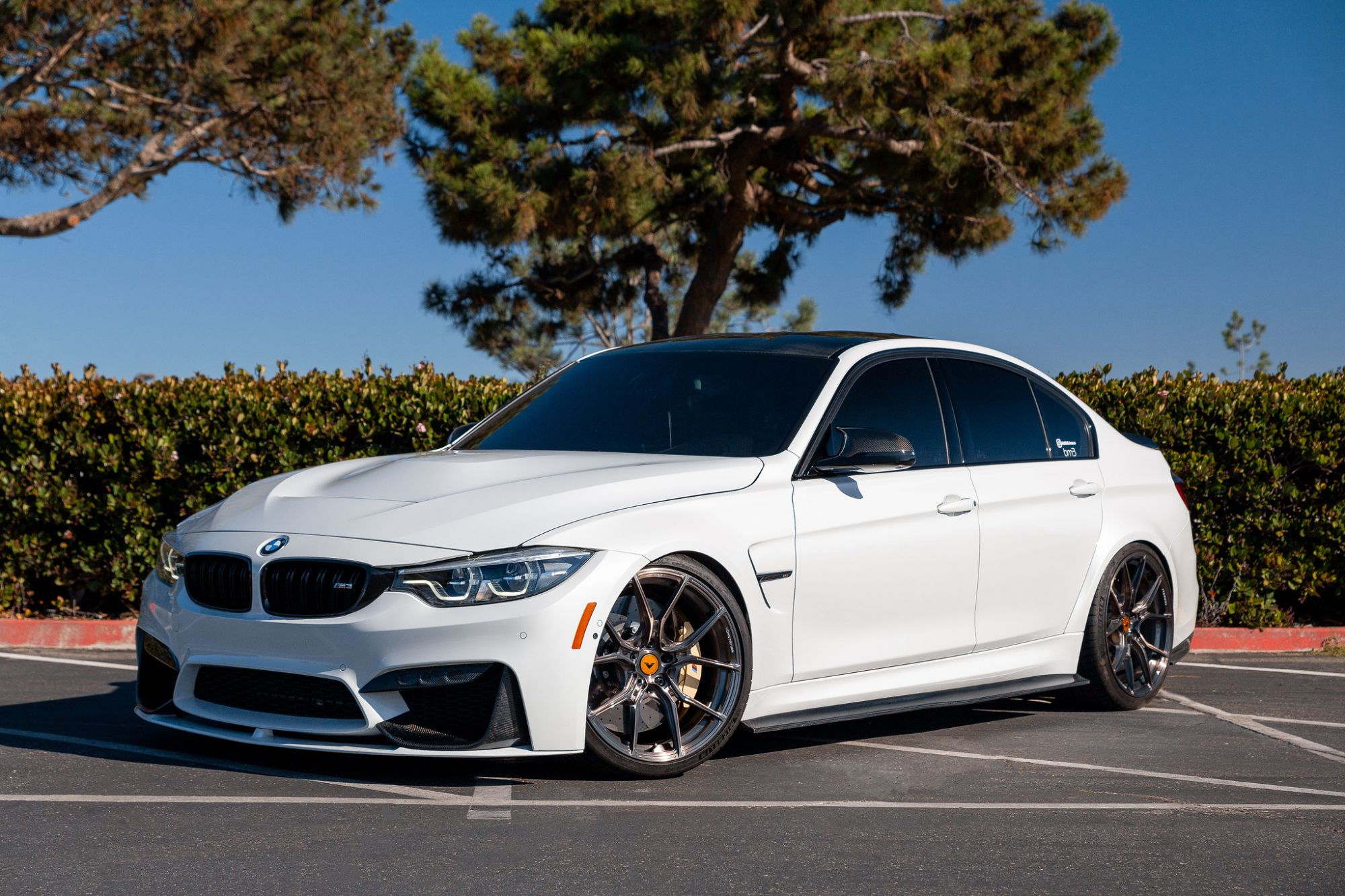 Wallpaper #D3793 BMW M3 F80 White Hre S104 Wheel Front