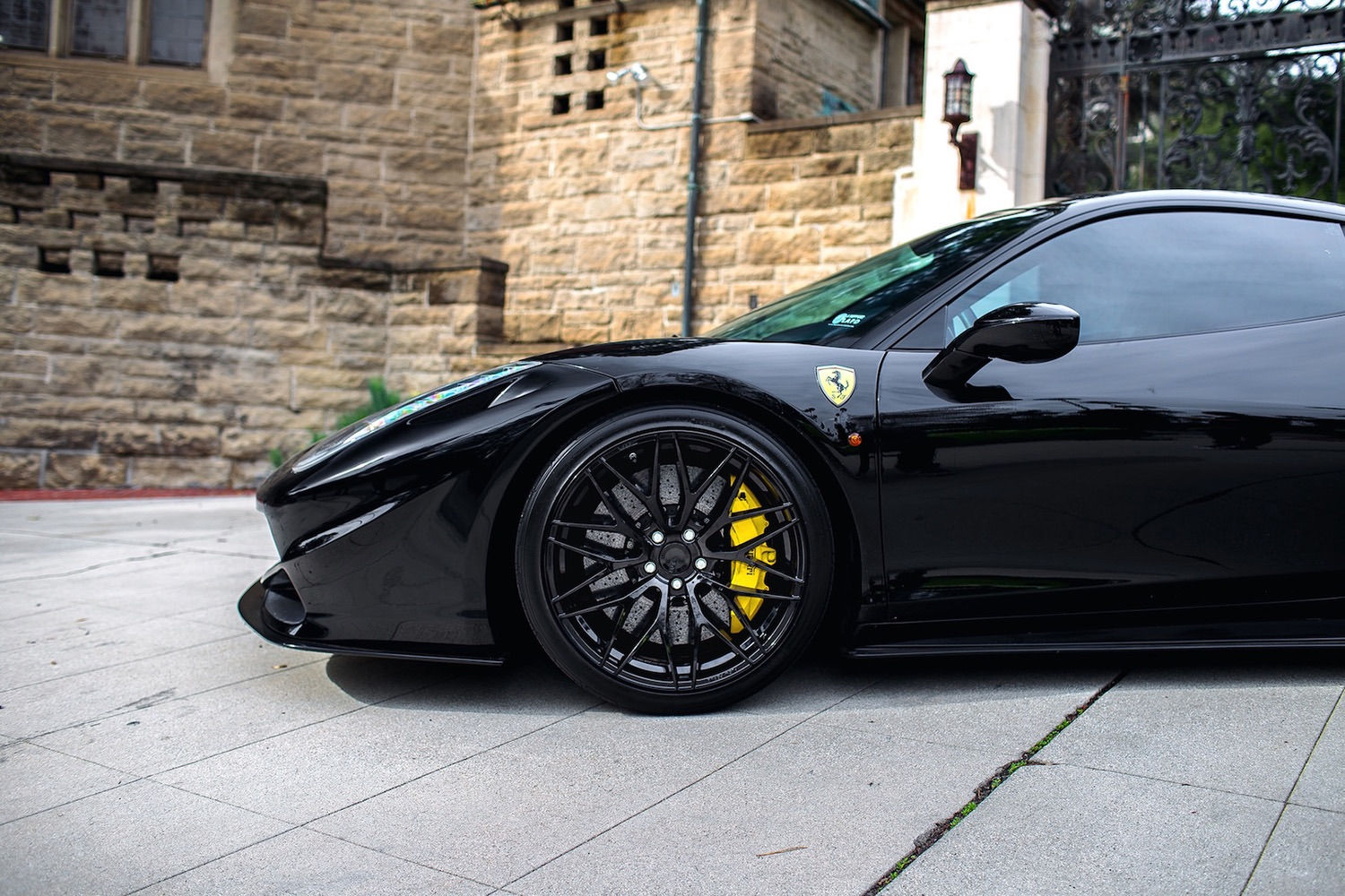 Wallpaper #dH1i9I4Bnwiau_P6Ew_B29 Ferrari 458 Black Zito Zf01 Wheel Front