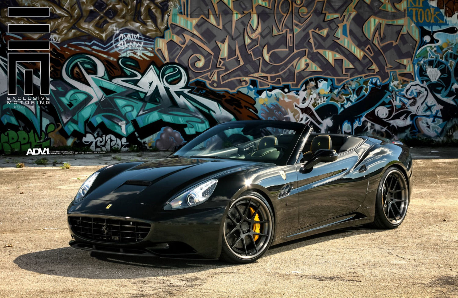 Wallpaper #uxncA48BtGB6xQ784EwI57 Ferrari California Black Adv1 Adv50 Track Spec Wheel Front