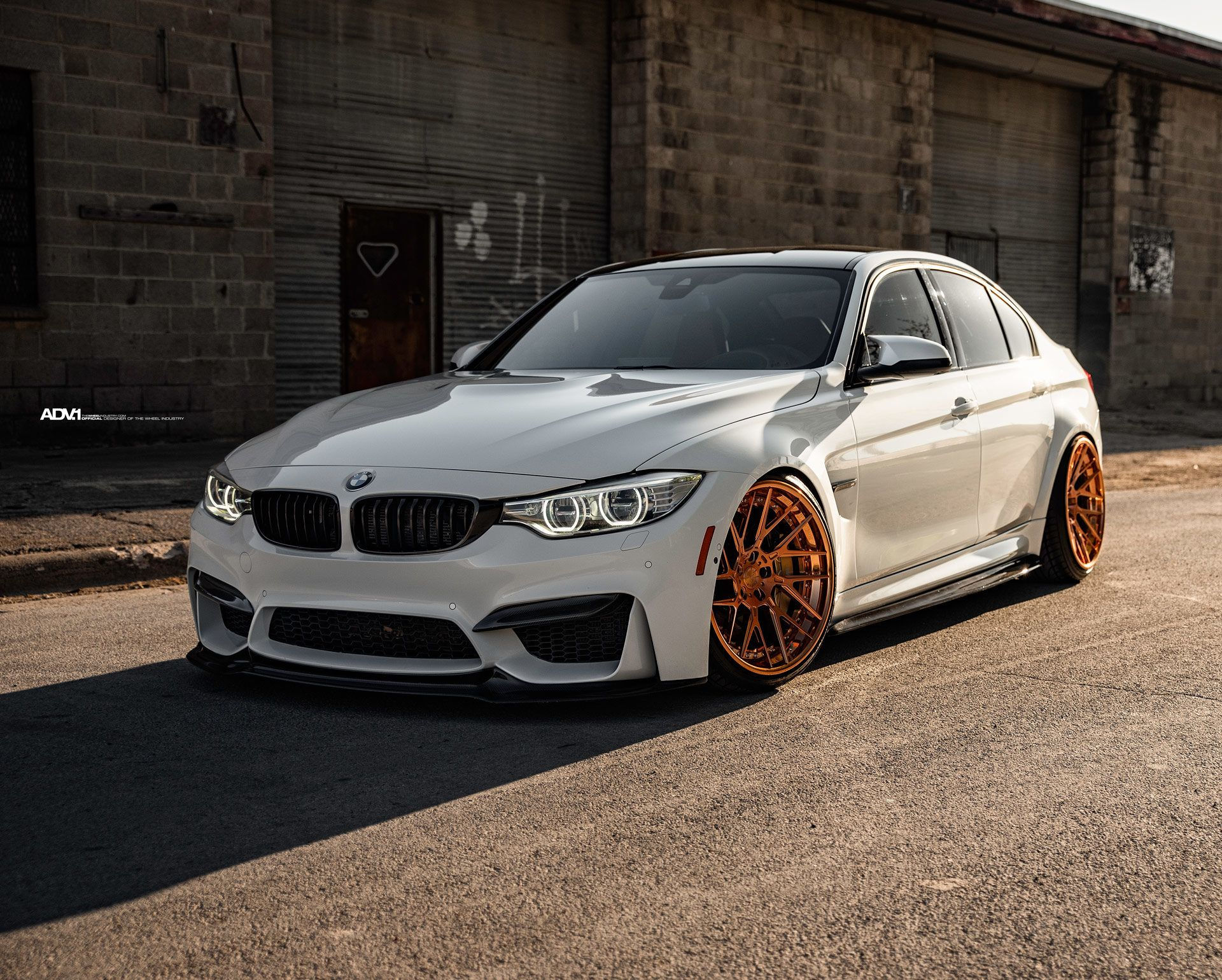 Wallpaper #D3793 BMW M3 F80 White Hre S104 Wheel Front