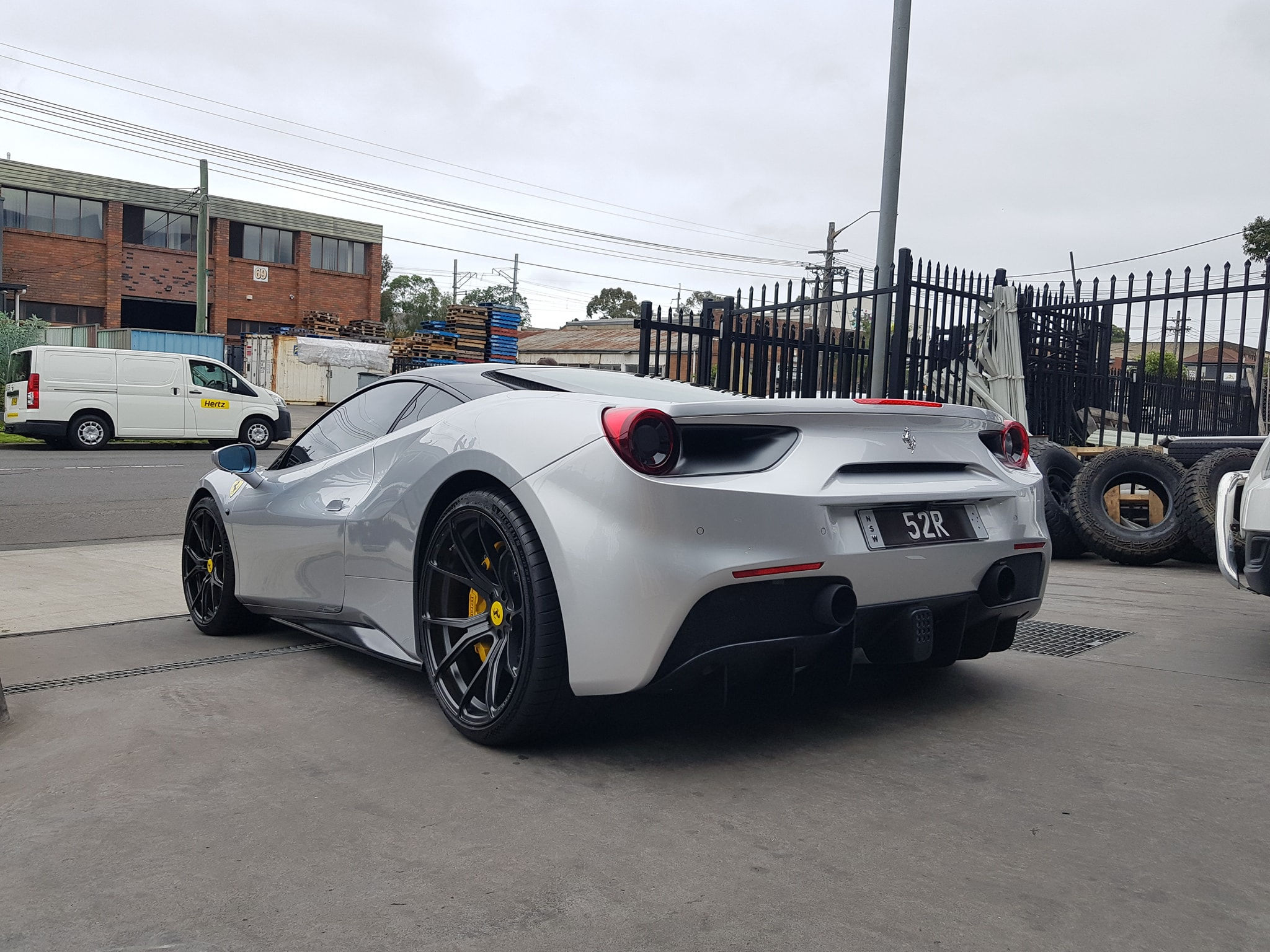 Wallpaper #S__3a5MB3lSXT3zUkOkz363 Ferrari 488 Gtb Silver Vorsteiner V Ff 103 Wheel Wheel Front