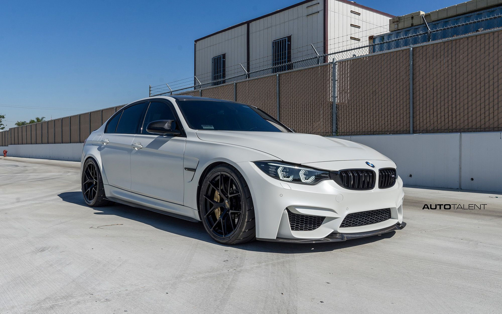 Wallpaper #D3793 BMW M3 F80 White Hre S104 Wheel Front