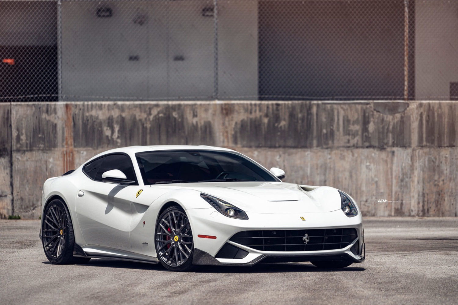 Wallpaper #KkUtpo4B7YBJg1BVRaYs56 Ferrari F12 White Adv1 Adv100 Mv2 Sl Wheel Front