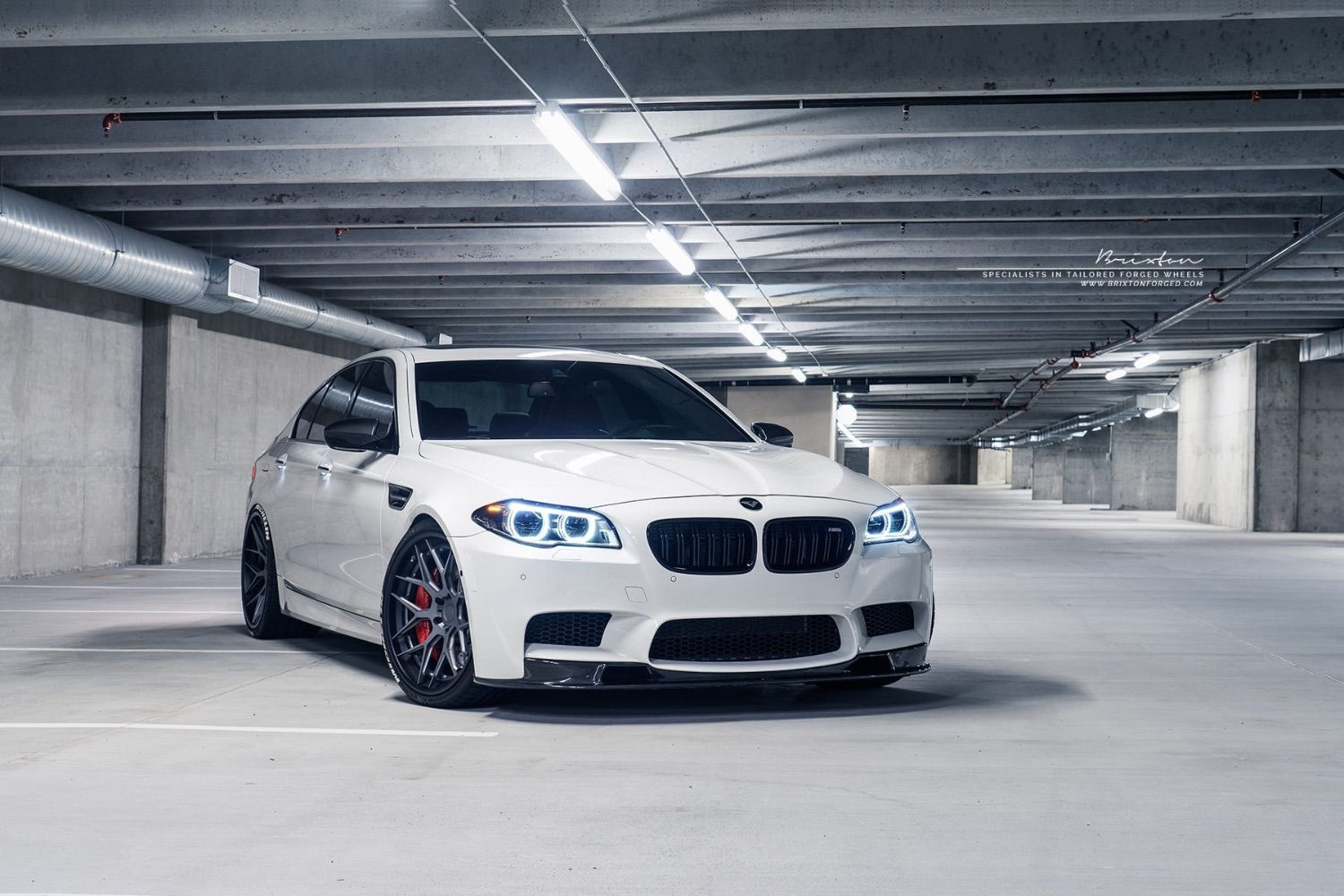 Wallpaper #v3fdJpMB-pgBXx60JaPB35 BMW M5 F10 White Brixton Forged Cm8 Targa Wheel Wheel Front