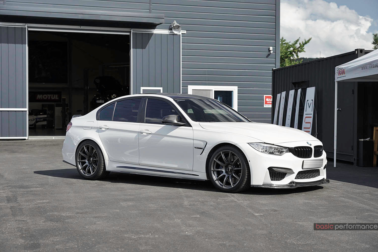 Wallpaper #D3793 BMW M3 F80 White Hre S104 Wheel Front
