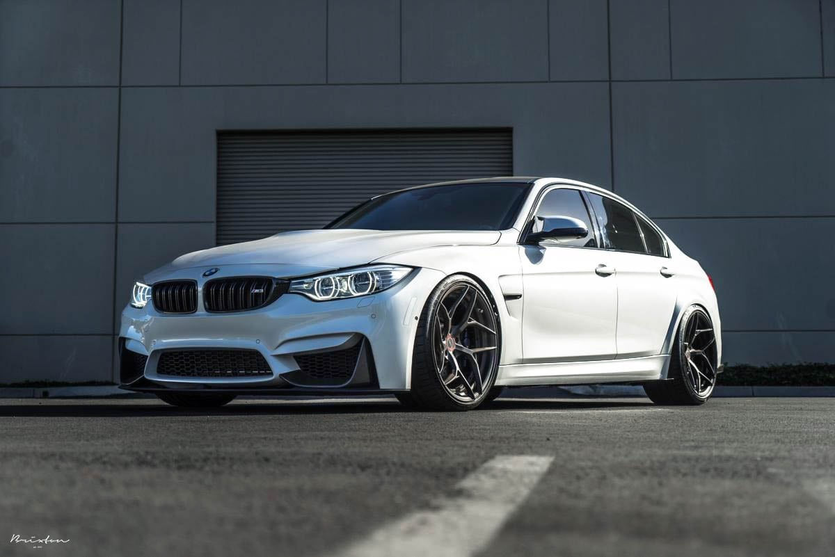 Wallpaper #D3793 BMW M3 F80 White Hre S104 Wheel Front
