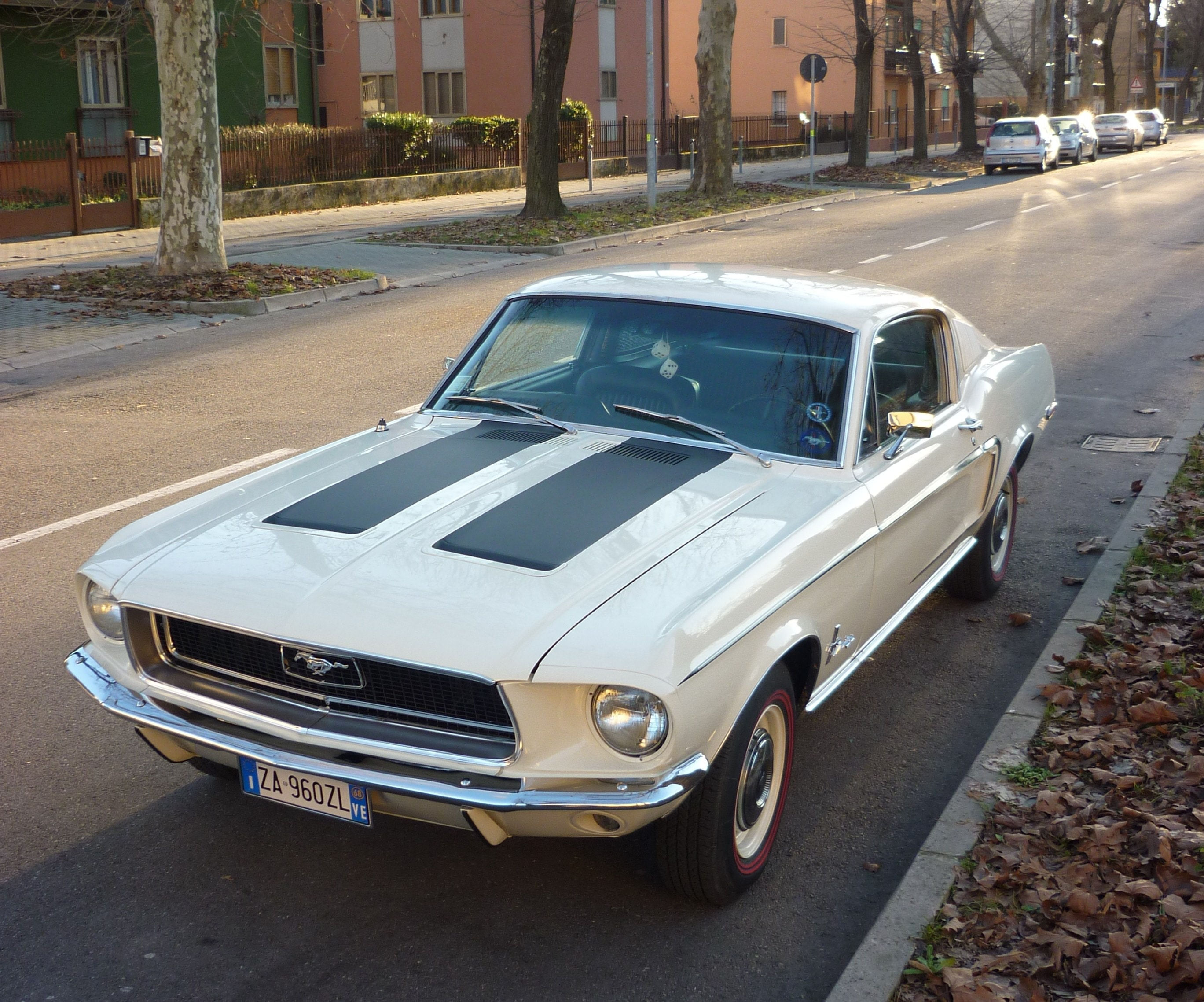 Wallpaper #PHOxgo4BFI5NbQkshBnJ56 1366x768 Wallpaper White Ford Mustang Fastback Peakpx