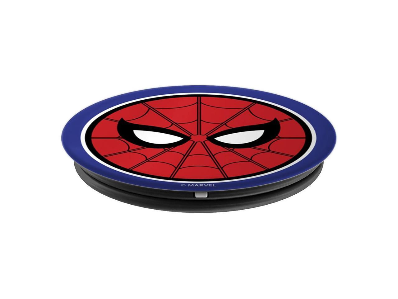 Wallpaper #_Wc19pIBSpphPi3-Z4I2268 Marvel Spider Man Web Face Blue Circle Logo Popsockets Grip and Stand