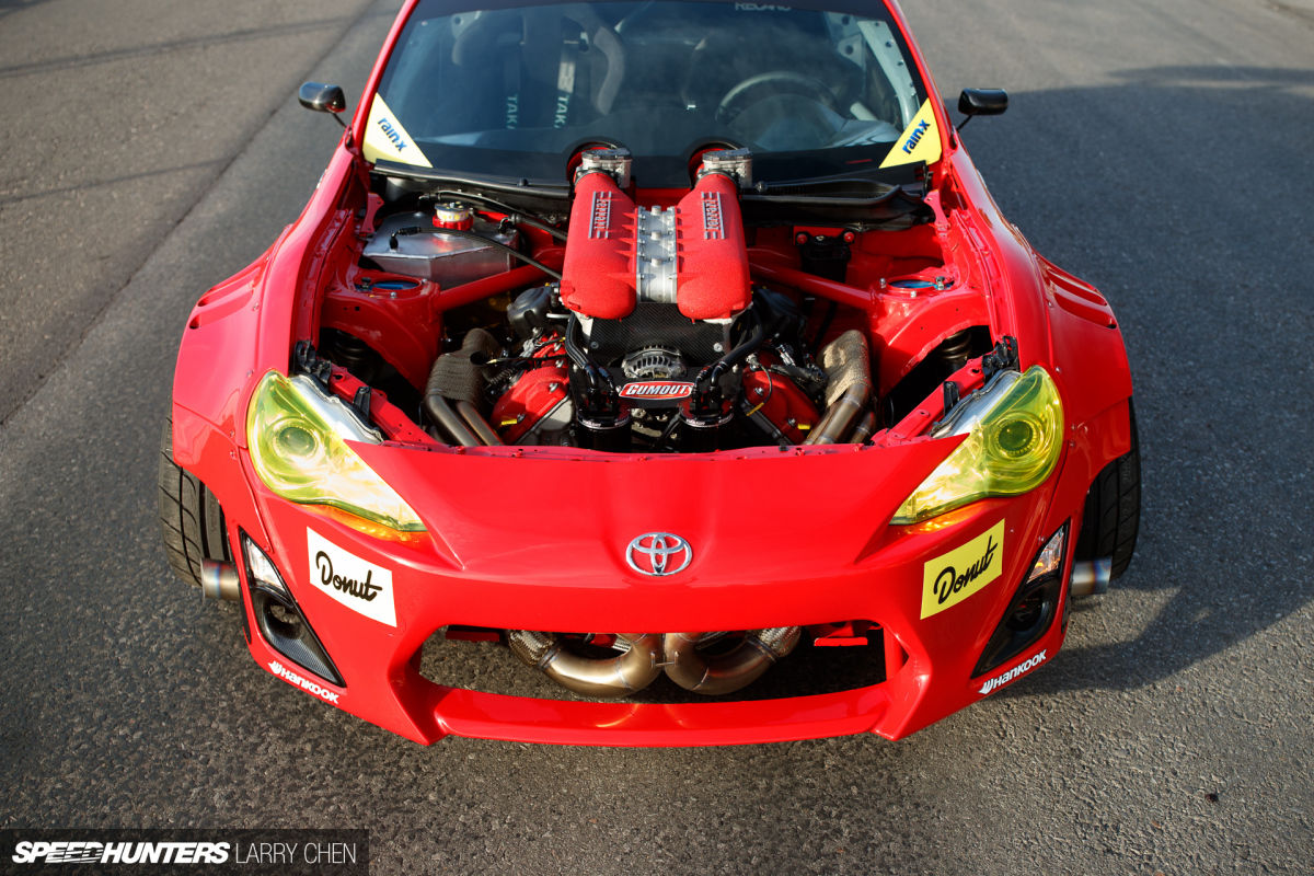 Wallpaper #Emdk-ZIBSpphPi3-ZI3C32 Toyota Gt86 with Ferrari V8 Engine Swap Destroying Its 43 Off