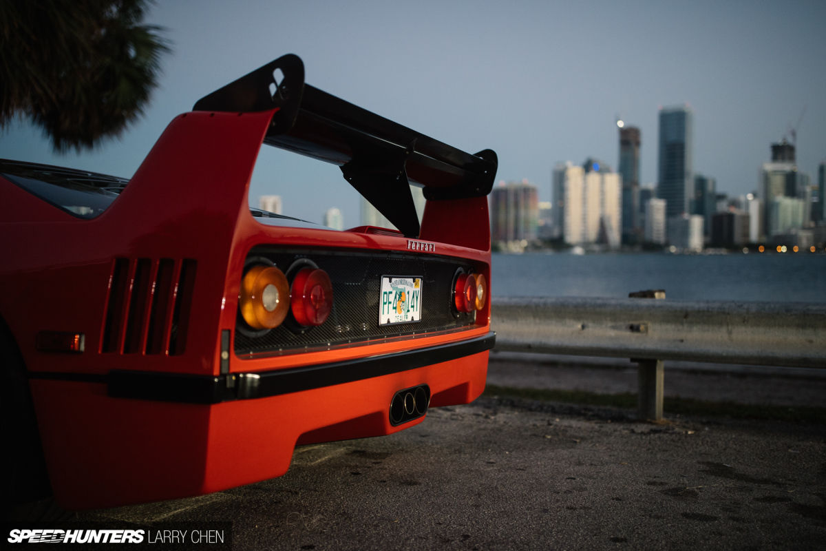 Wallpaper #05kzP5MBUcASHT6nxsu522 A Ferrari F40 Miami Style Speedhunters