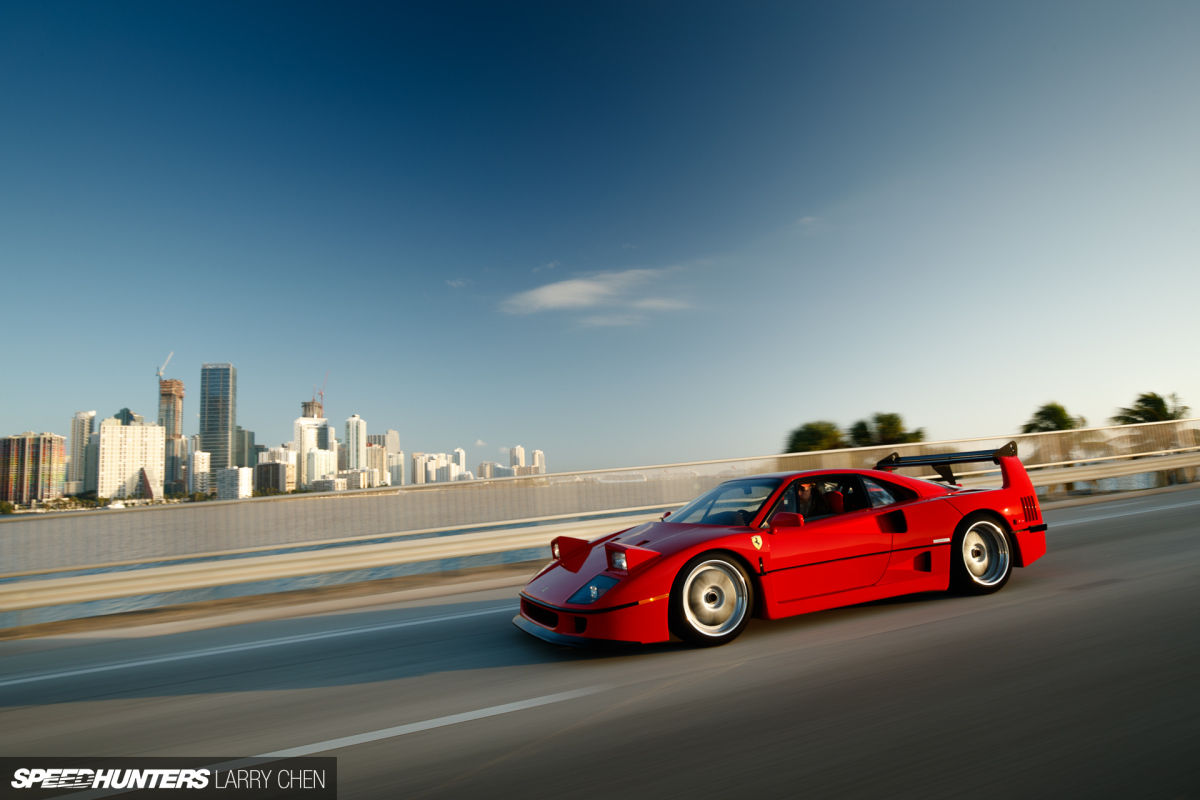 Wallpaper #05kzP5MBUcASHT6nxsu527 A Ferrari F40 Miami Style Speedhunters