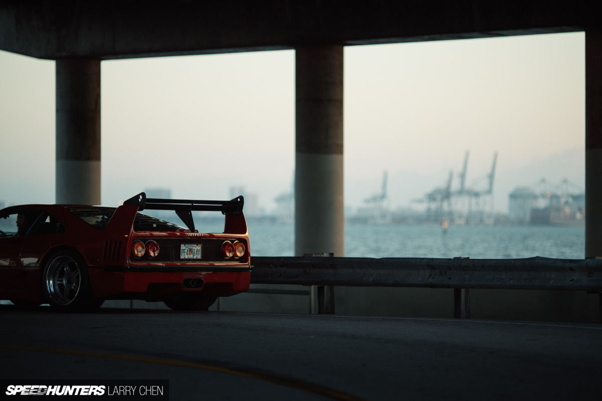 Wallpaper #05kzP5MBUcASHT6nxsu5176 A Ferrari F40 Miami Style Speedhunters