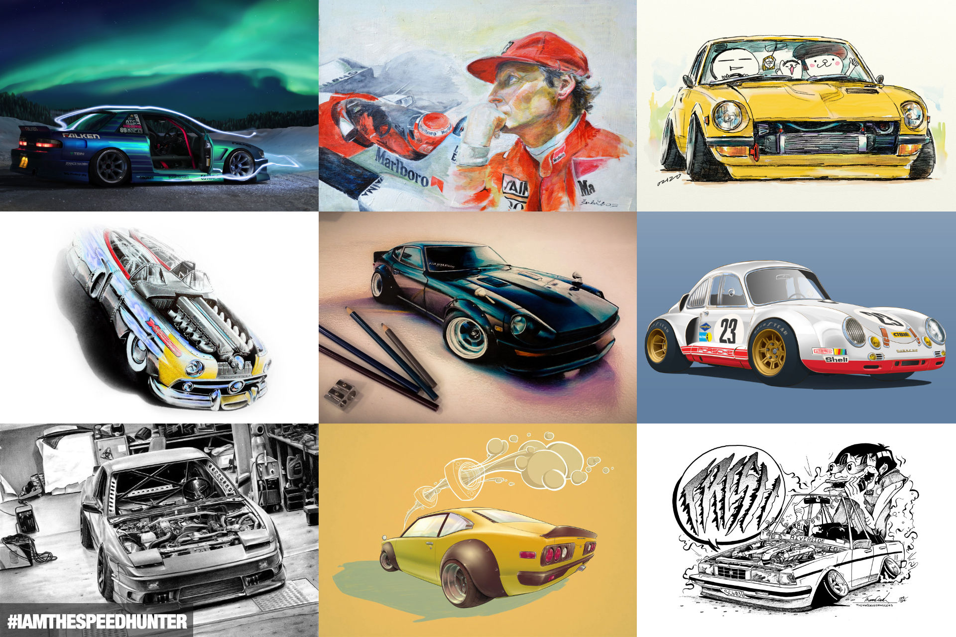 Wallpaper #kGigHpMBSpphPi3-NinU128 Overwhelmed by Your Incredible Automotive Art Speedhunters