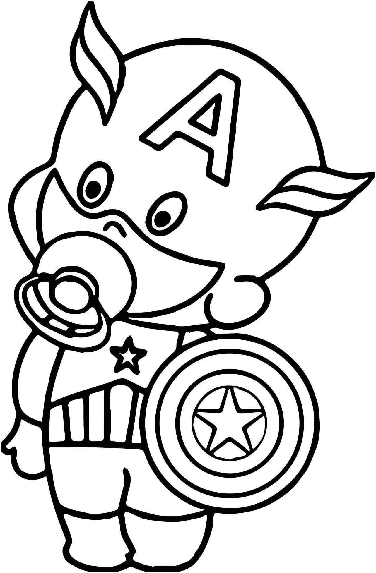 Wallpaper #t2eUB5MBSpphPi3-TMZz62 13 Authentique Capitaine America Coloriage Collection Idee De Coloriage