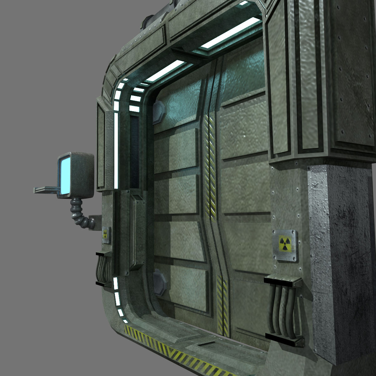 Wallpaper #eRl5Ho8BtGB6xQ78OHkV9 Sci Fi Door 3D Model
