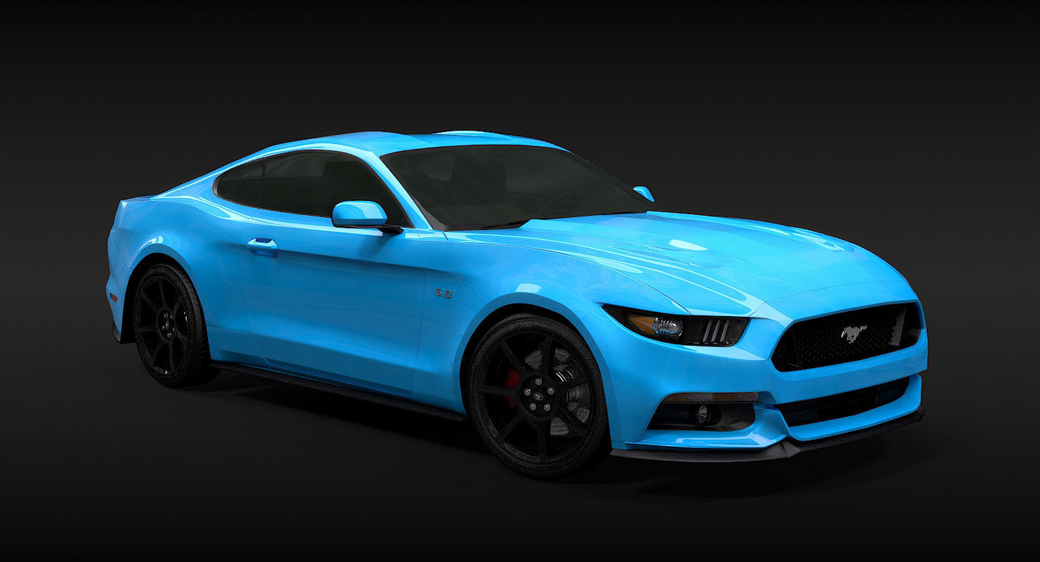 Wallpaper #A2jxIJMBSpphPi3-zi-J243 3D Model of Mustang GT