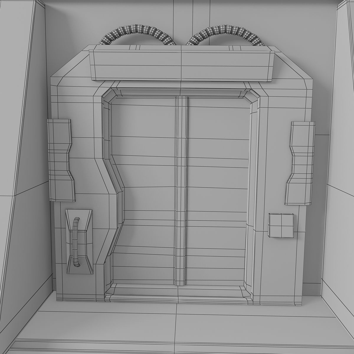 Wallpaper #F2gVHZMBSpphPi3-LCUb359 3D Model of Sci Fi Bunker