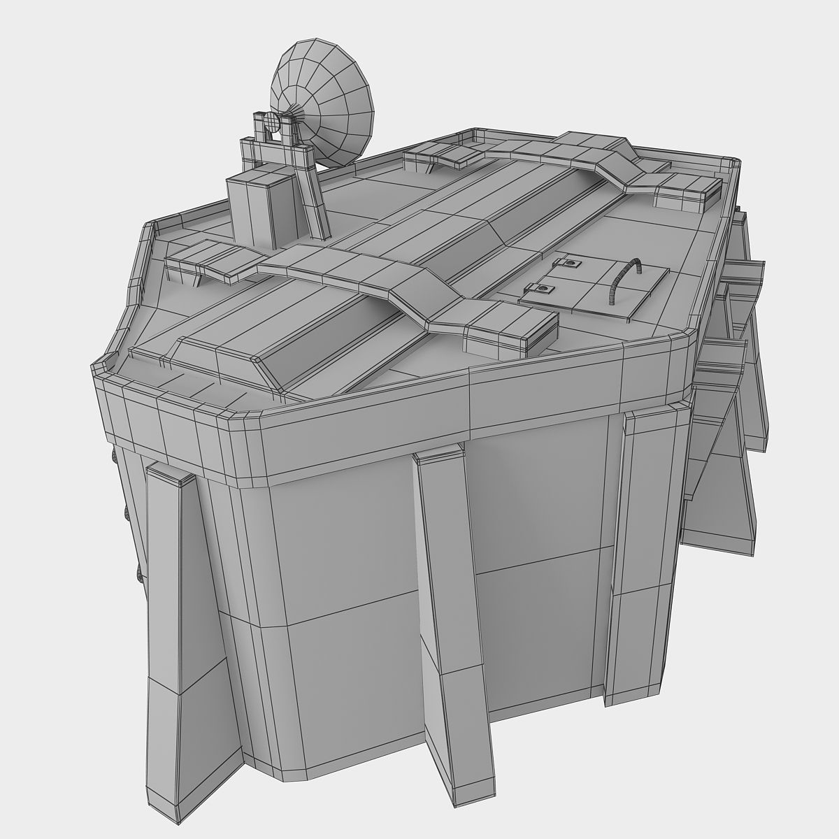 Wallpaper #F2gVHZMBSpphPi3-LCUb346 3D Model of Sci Fi Bunker