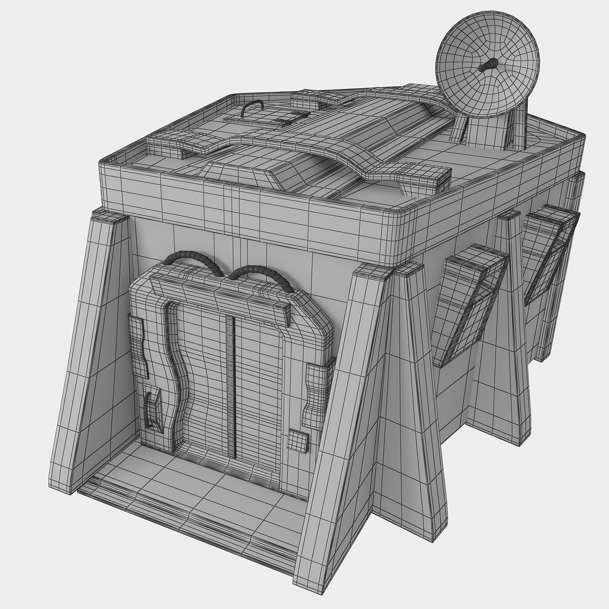 Wallpaper #F2gVHZMBSpphPi3-LCUb415 3D Model of Sci Fi Bunker