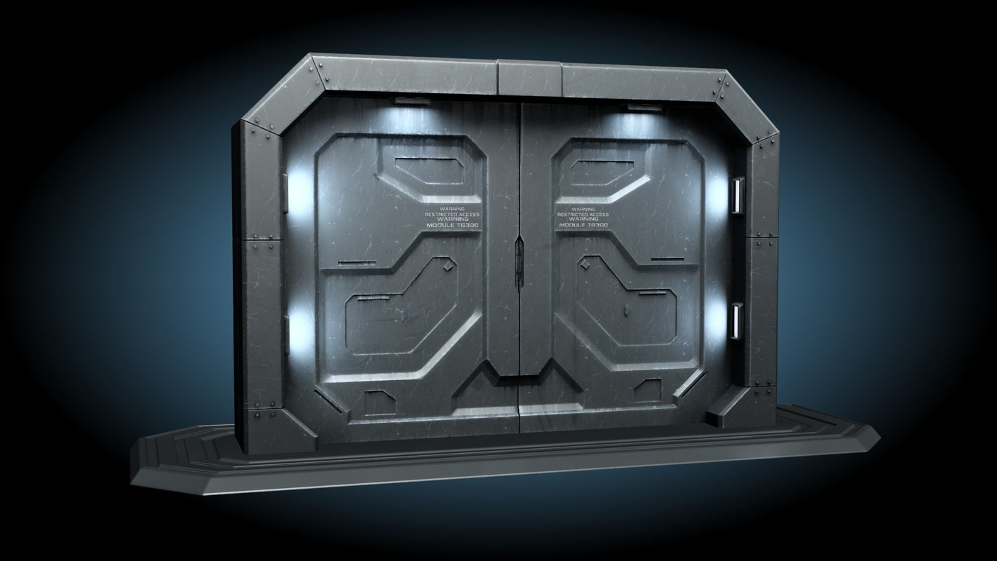Wallpaper #NWegBpMBSpphPi3-J8JF188 Sci Fi Gate Door Model