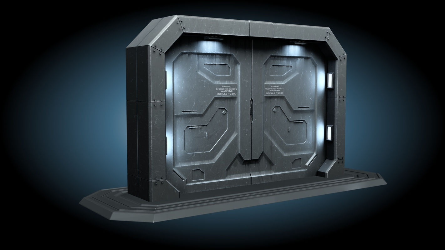 Wallpaper #NWegBpMBSpphPi3-J8JF395 Sci Fi Gate Door Model