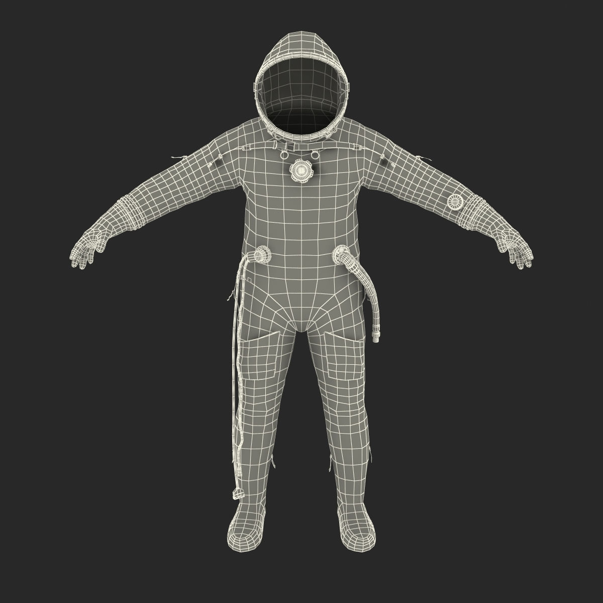Wallpaper #Bh24K5MBlOZrFDOkqcgC147 3D Russian Space Suit Sokol Model