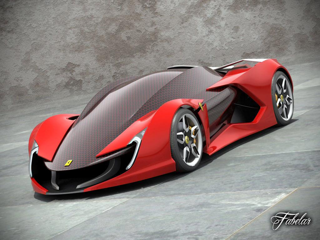 Wallpaper #9hrATpMB1yWOL4qgr322272 3D Ferrari Impronta Concept Car Model