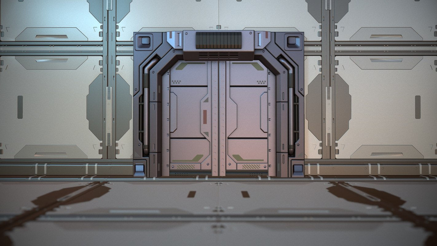 Wallpaper #eRl5Ho8BtGB6xQ78OHkV41 Sci Fi Door 3D Model Turbosquid 1390464