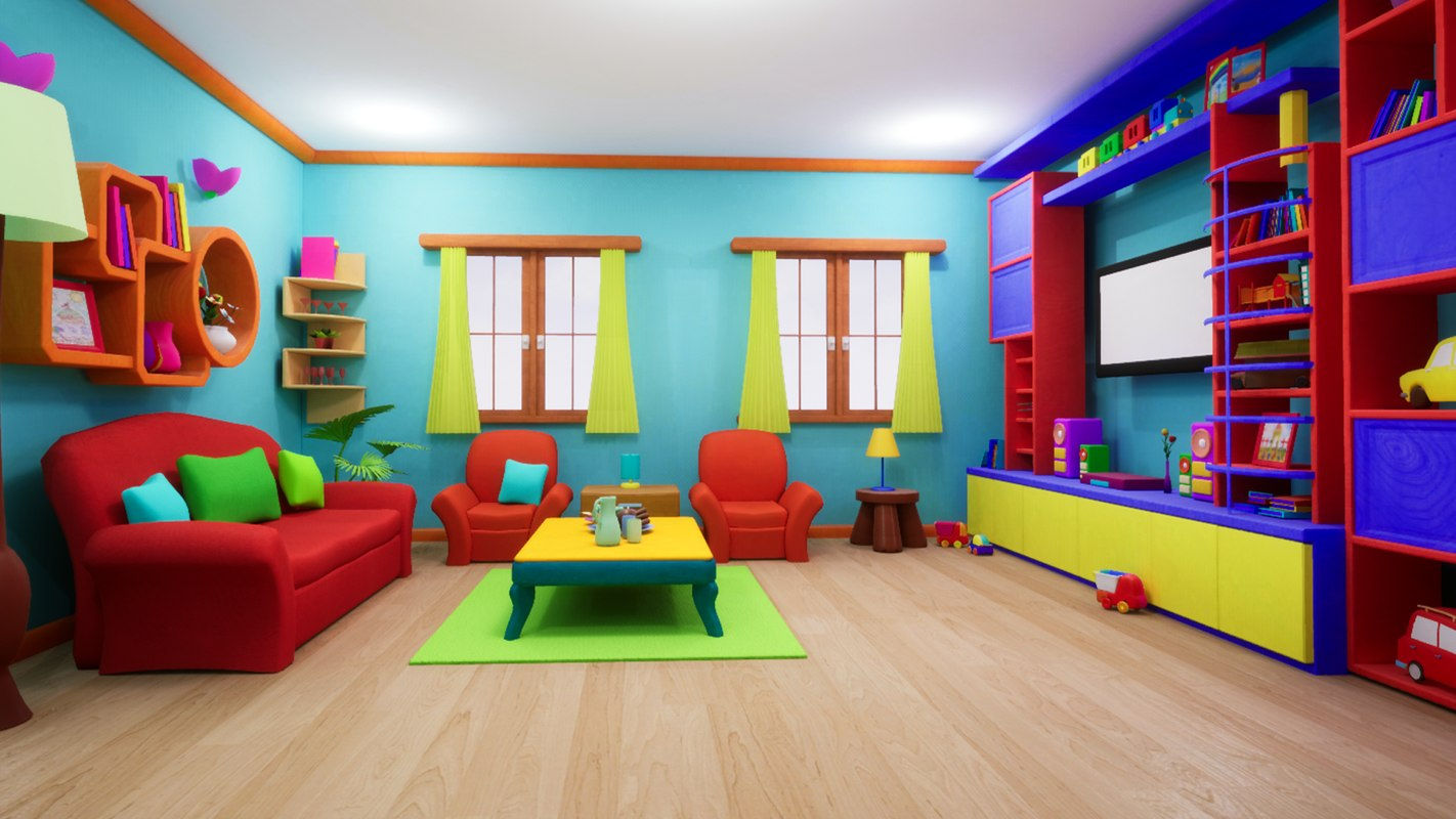 Wallpaper #MWcjC5MBSpphPi3-X9jd262 Living Room Images Cartoon Cabinets Matttroy