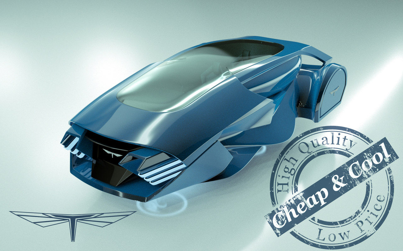 Wallpaper #3XKOMpMBX2lk1u3oCFoV162 Futuristic Vehicle Hover Car 3D Model E05