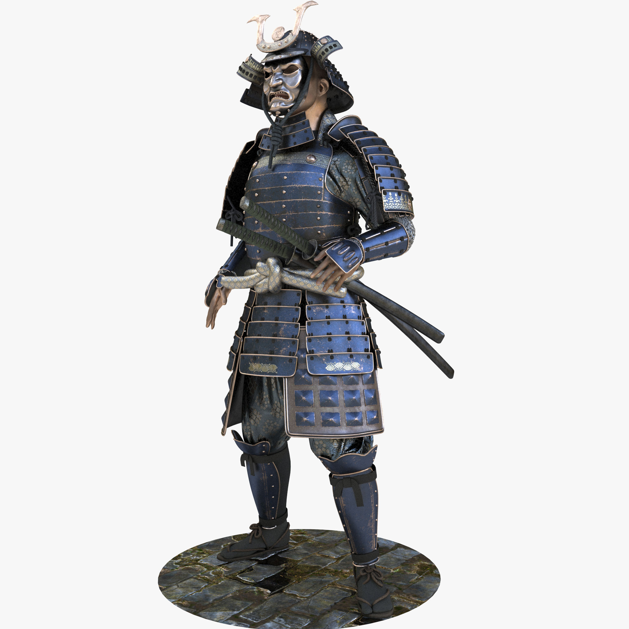 Wallpaper #Yhl4Ao8BtGB6xQ78Kkqy4 Samurai Armor 3D Model Turbosquid 1200566