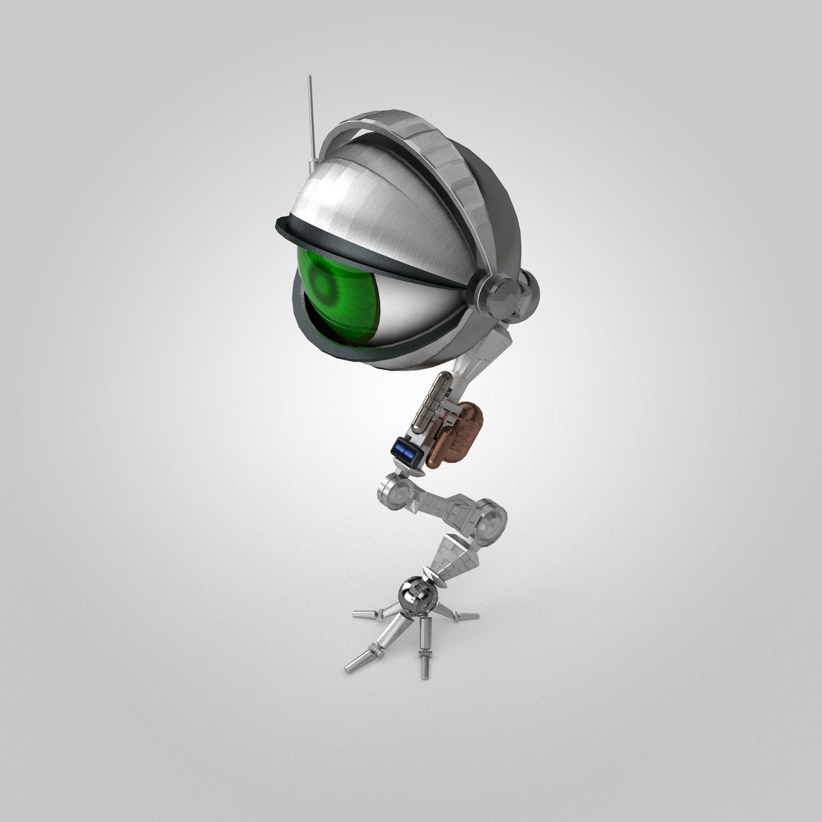 Wallpaper #KBnMHo8BtGB6xQ78qnrd53 3D Model Eye Robot