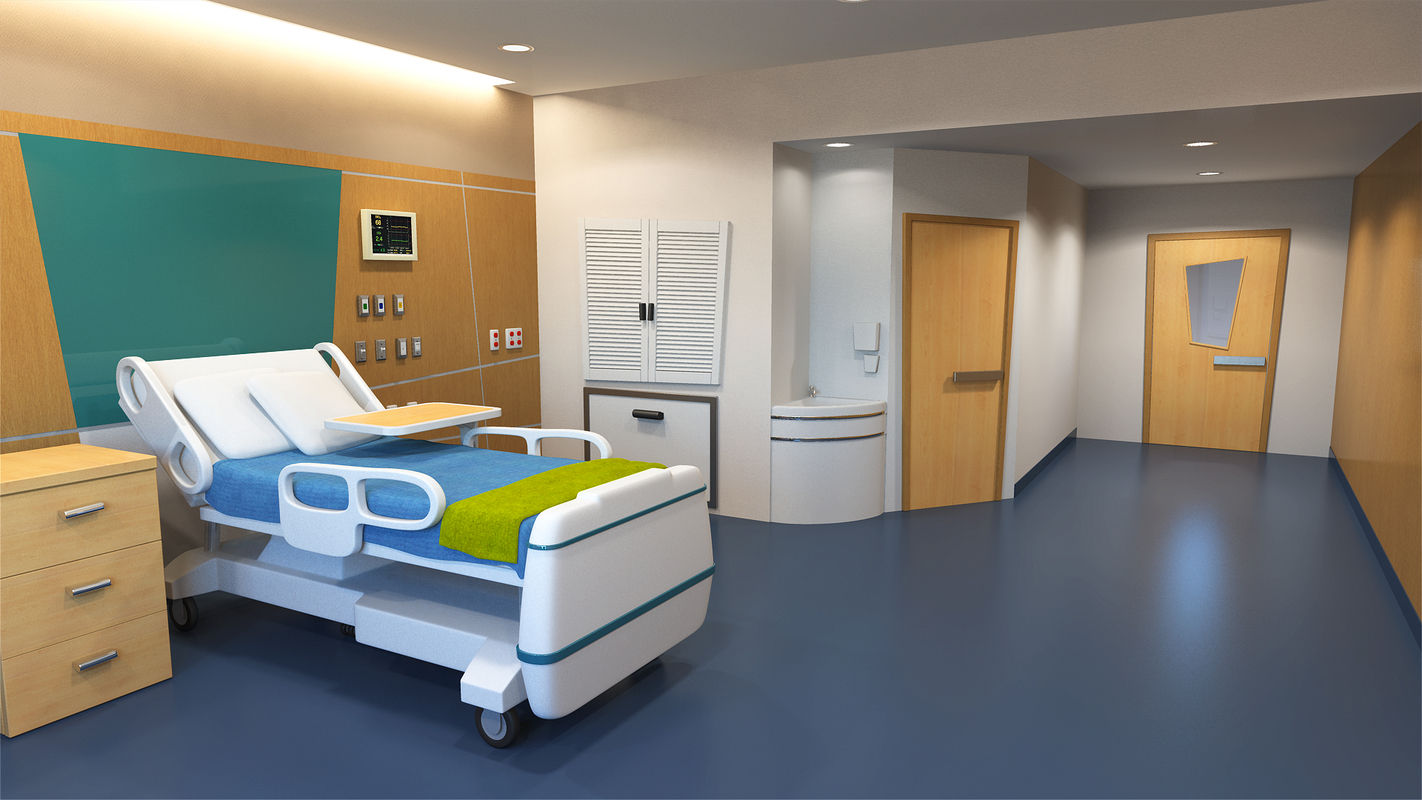 Wallpaper #MWcjC5MBSpphPi3-X9jd233 Simple Cartoon Hospital Room 3D Ma