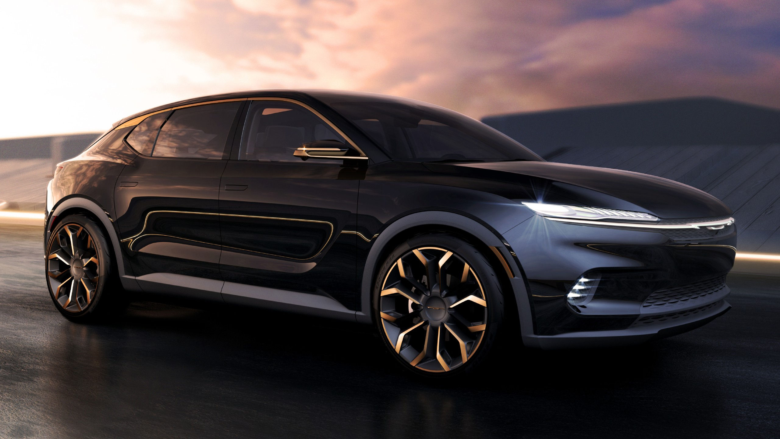 Wallpaper #zibjmJcBNyflpn9r5Yc752 Chrysler Airflow Graphite Concept 2022 4K 2 Wallpaper HD Car