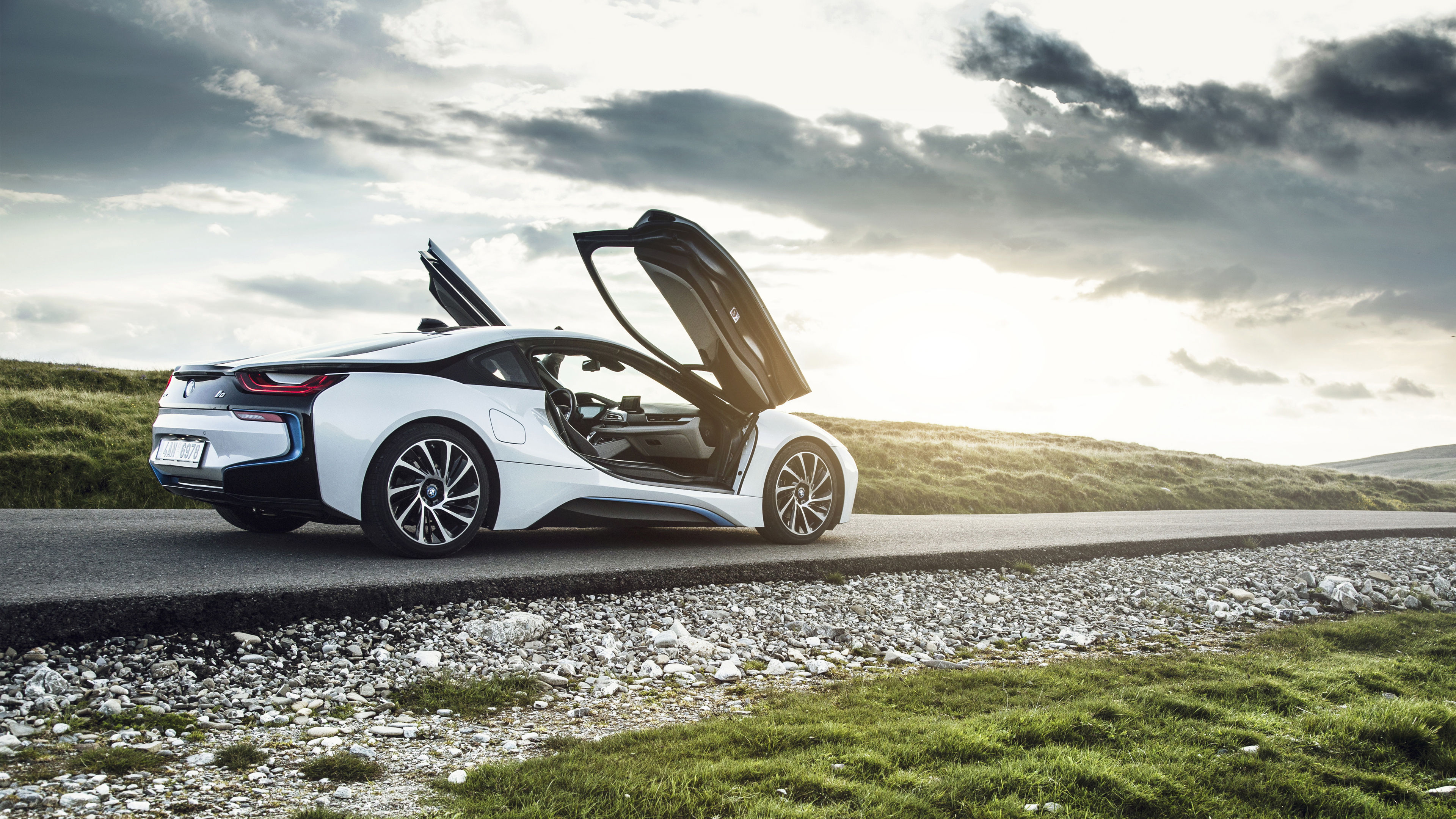 Wallpaper #DX3m844Bnwiau_P6vA6w0 BMW i8 Side View Wallpaper HD Car Wallpapers Id 6004