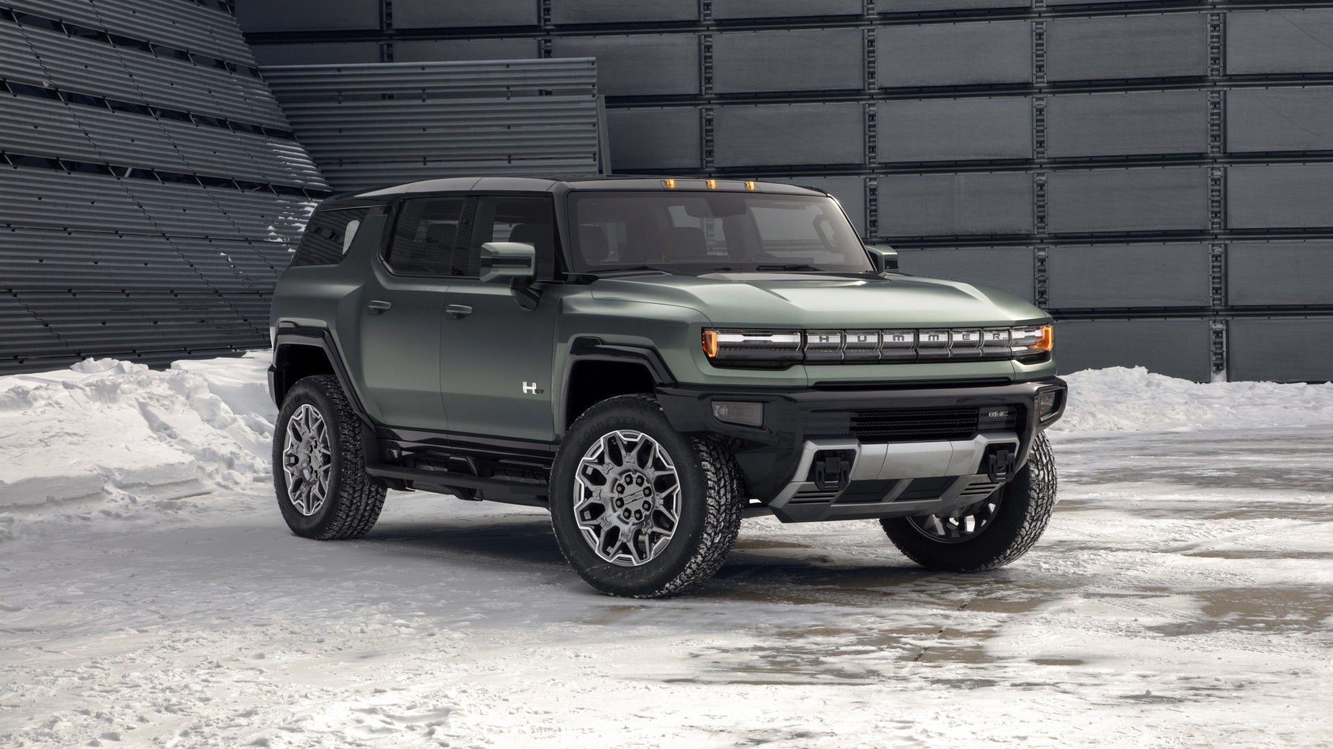 Wallpaper #aH37844Bnwiau_P61A5A53 2024 Gmc Hummer Ev SUV Edition 1 5K 4 Wallpaper HD Car Wallpapers