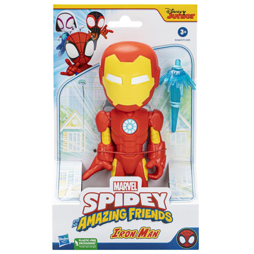 Wallpaper #-bkg3pIBJvJKYCmEzgMB341 Marvel Spidey and His Amazing Friends Supersized Iron Man Action Figure