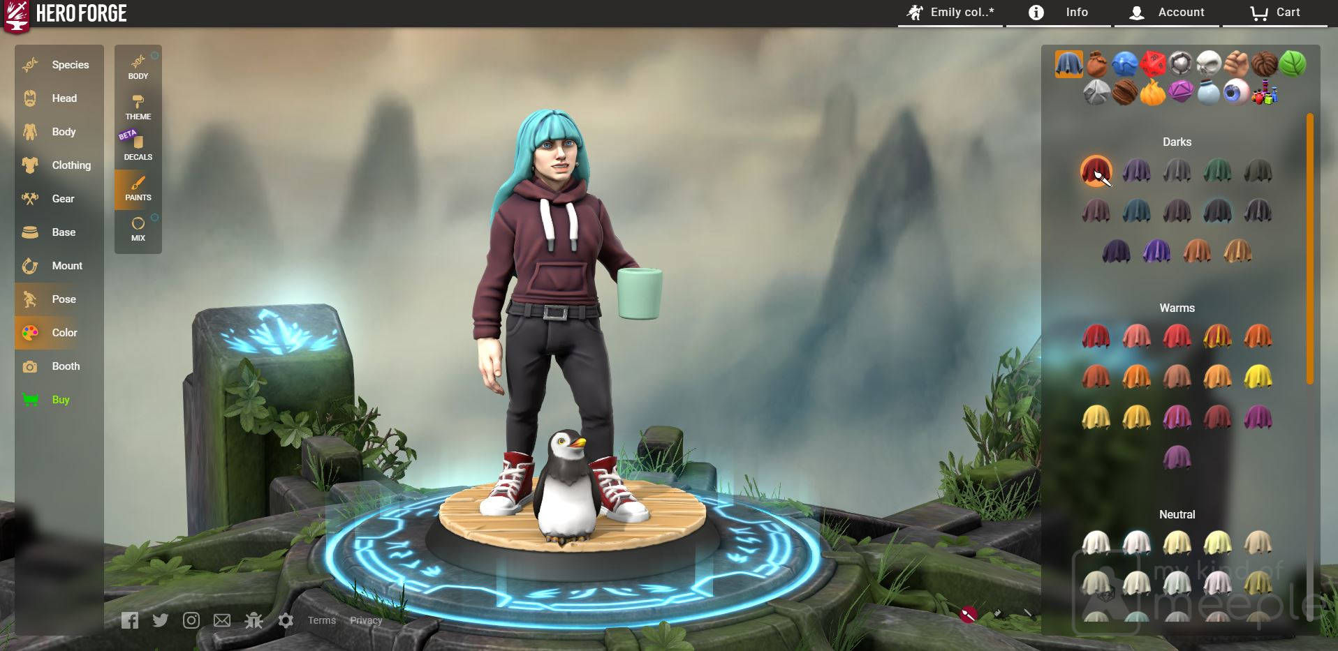 Wallpaper #zWfL55IBSpphPi3-_Tmg160 Hero Forge Review Color Print is It Worth It