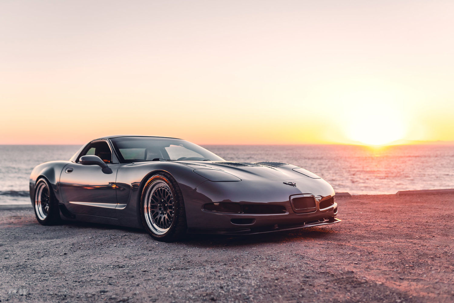 Wallpaper #52cXBZMBSpphPi3-zrrm38 Gray Chevrolet C5 Corvette Ccw Race Classic Wheels