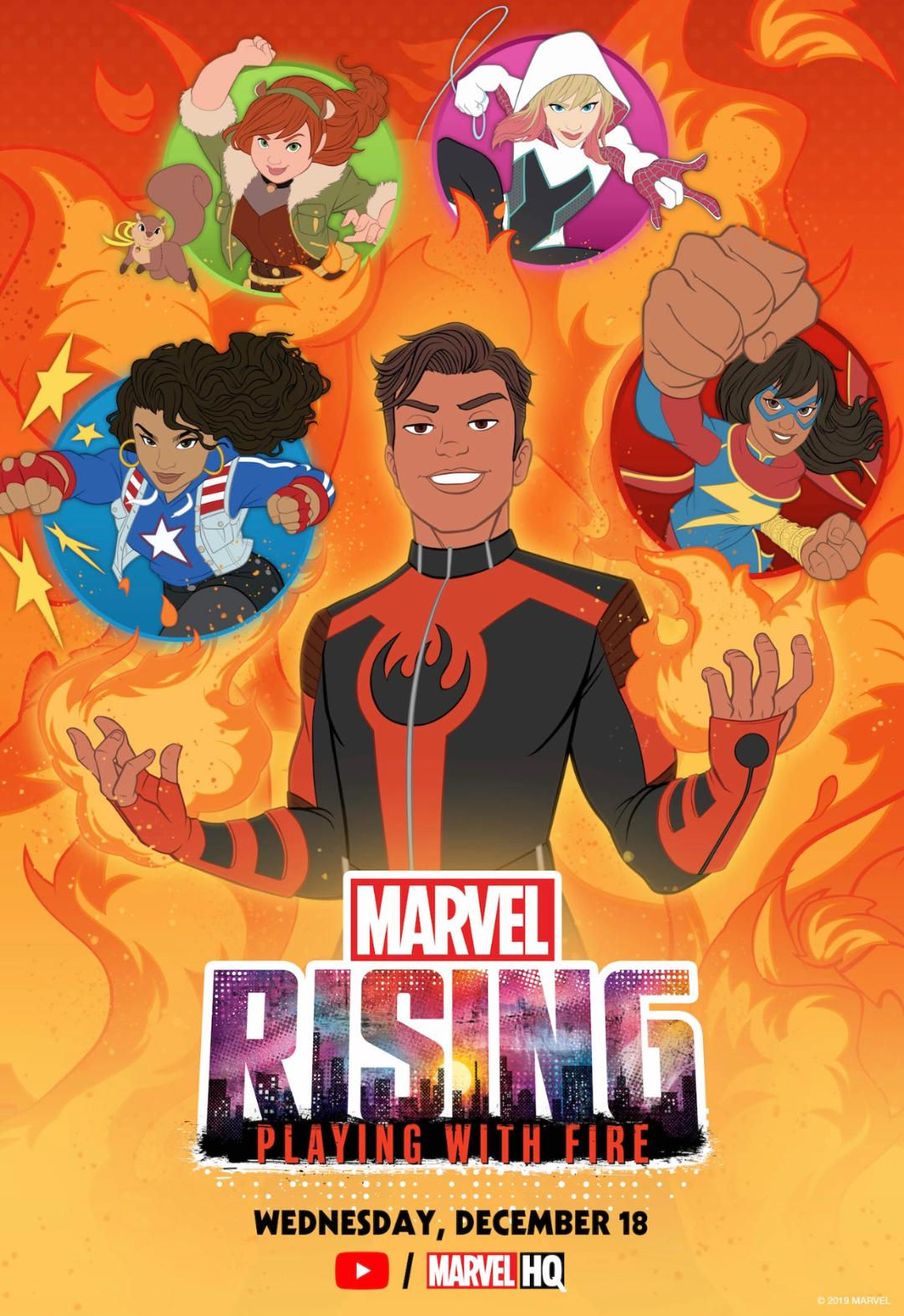 Wallpaper #J_SsOZMBKFX8bn3rb3cN3 Inferno Gets Burned in Marvel Rising Playing with Fire Comicon