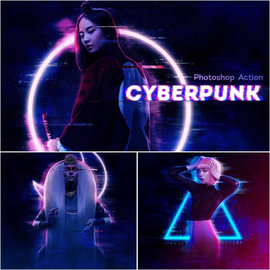Wallpaper #YnNIho4BFI5NbQksVh8R20 Cyberpunk Photoshop Action Free Download