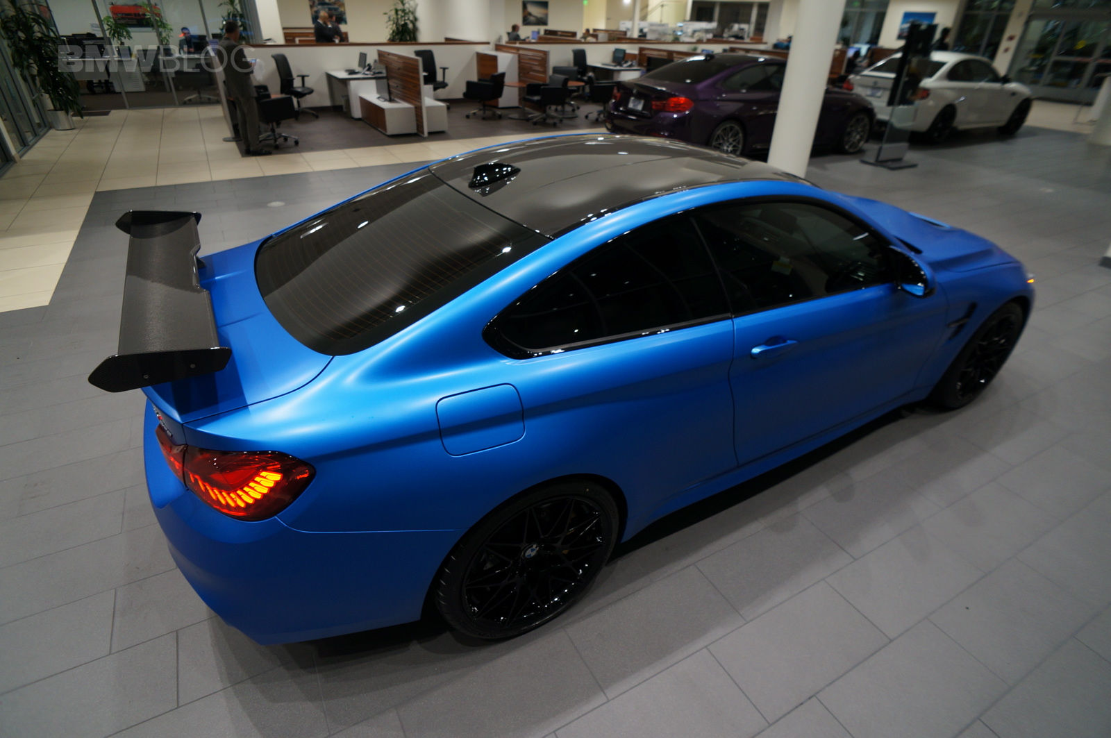 Wallpaper #K2ipGpMBSpphPi3-6B0L18 West Coast Customs BMW M4 Gts in Satin Perfect Blue