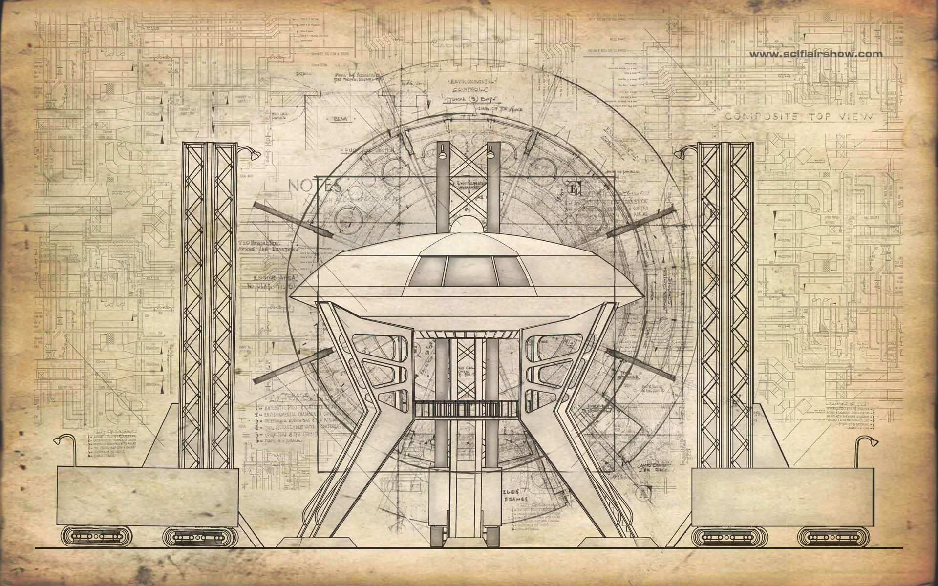 Wallpaper #H2huGZMBSpphPi3-FBdI179 Spaceship Blueprints