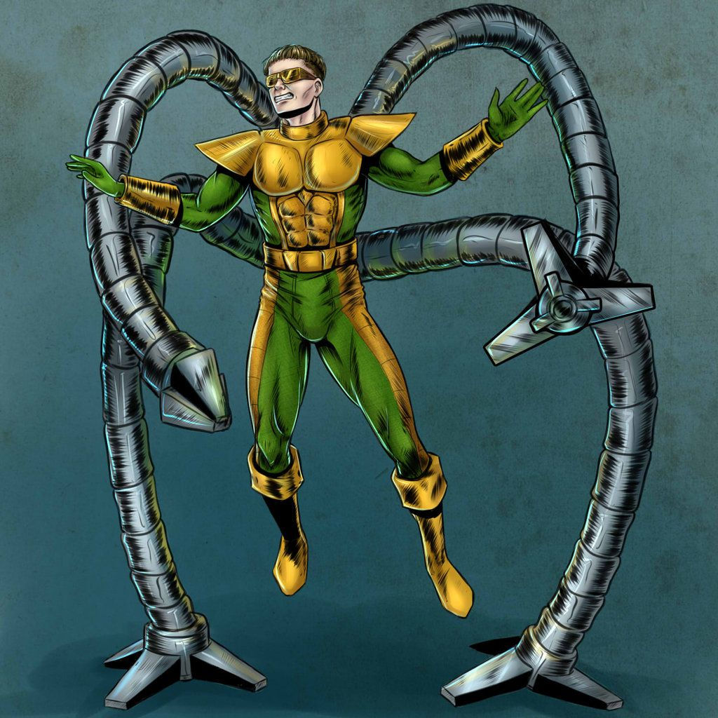 Wallpaper #471F1 Spider Manliv Doc Ock Fan Art from Last Year I Was Still Getting the