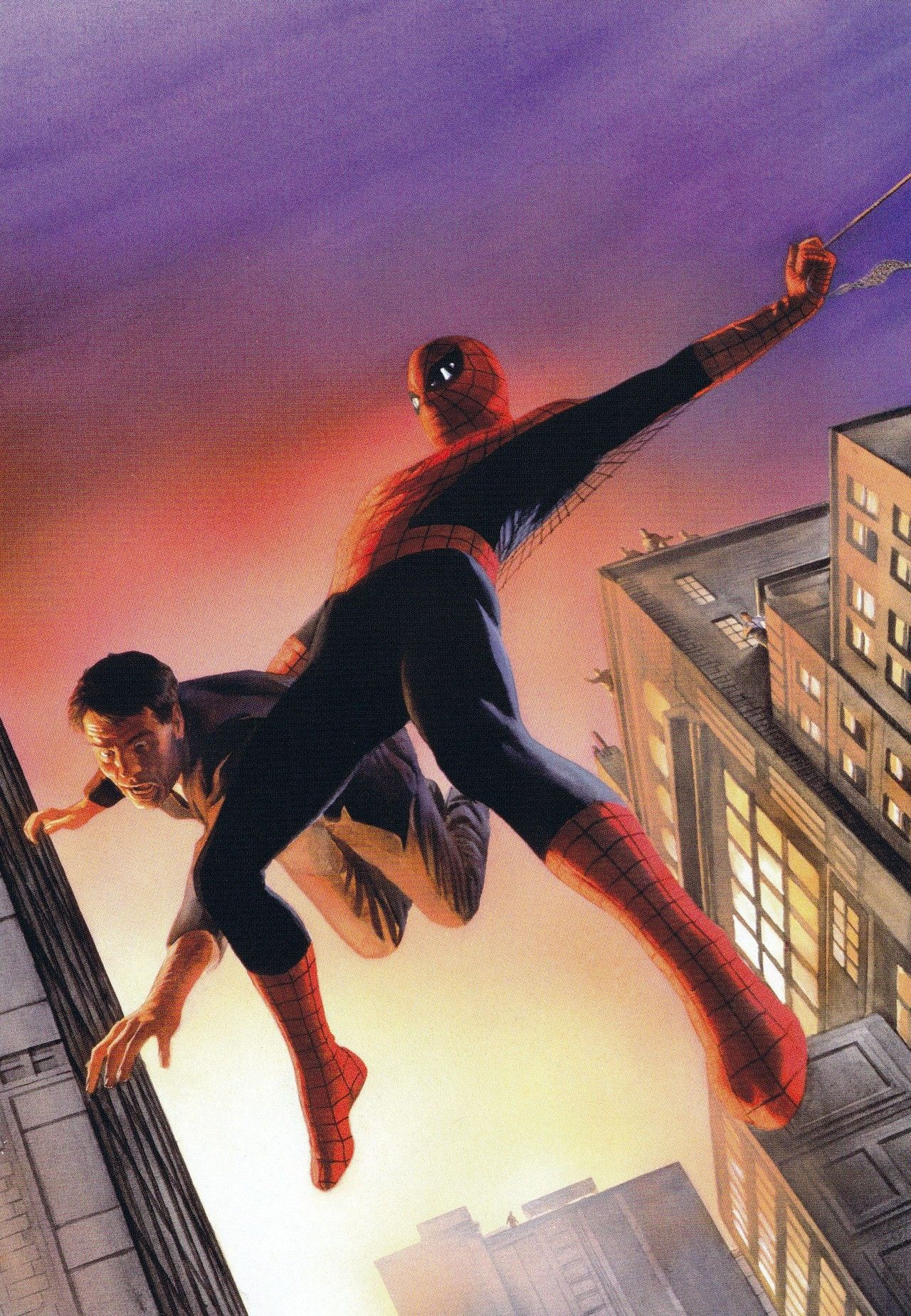 Wallpaper #Cmeq6JIBSpphPi3-jz7A285 Spider Man by Alex Ross Comic Book Art Pinterest Classic by and