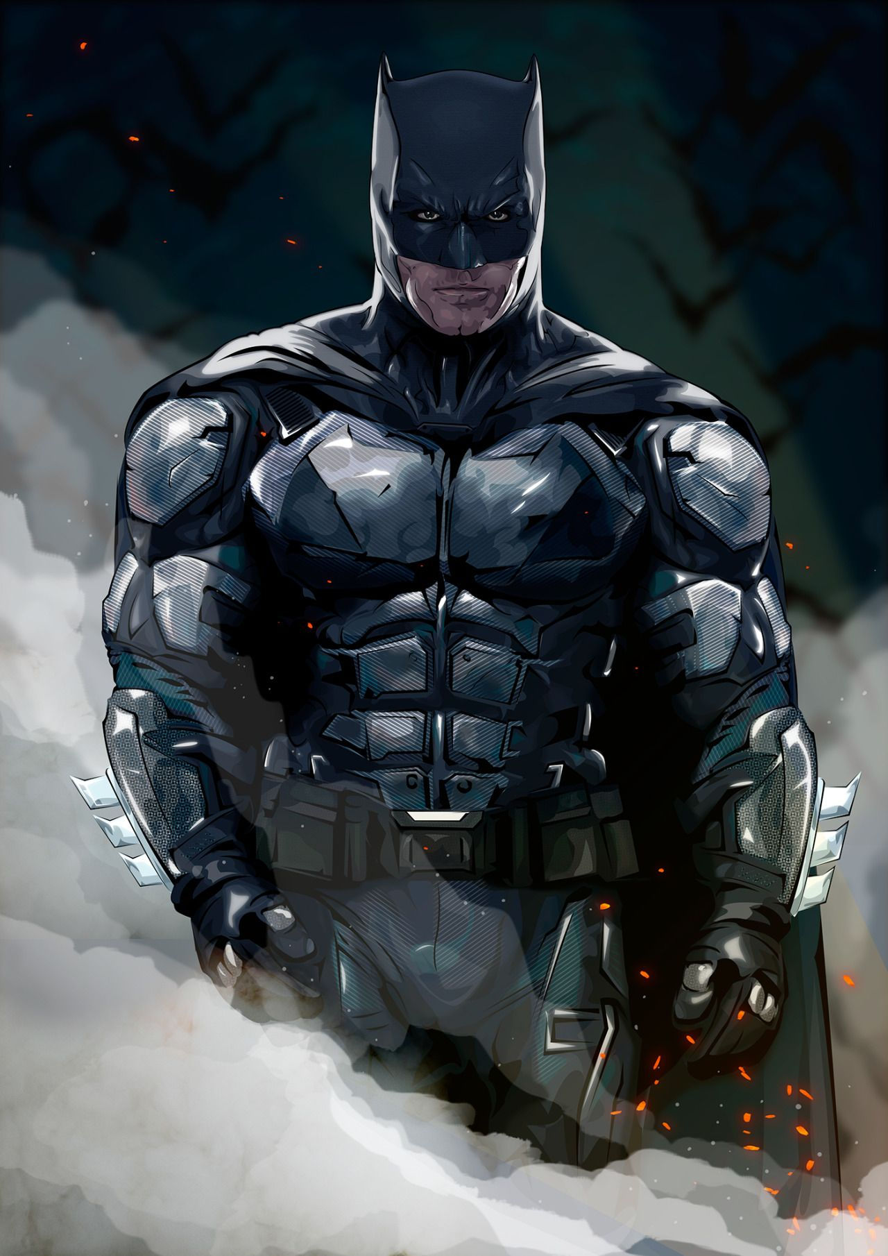Wallpaper #gBl_H48BtGB6xQ78qnur47 Ben Affleck as Batman from Justice League Gregory Kovalev Batman