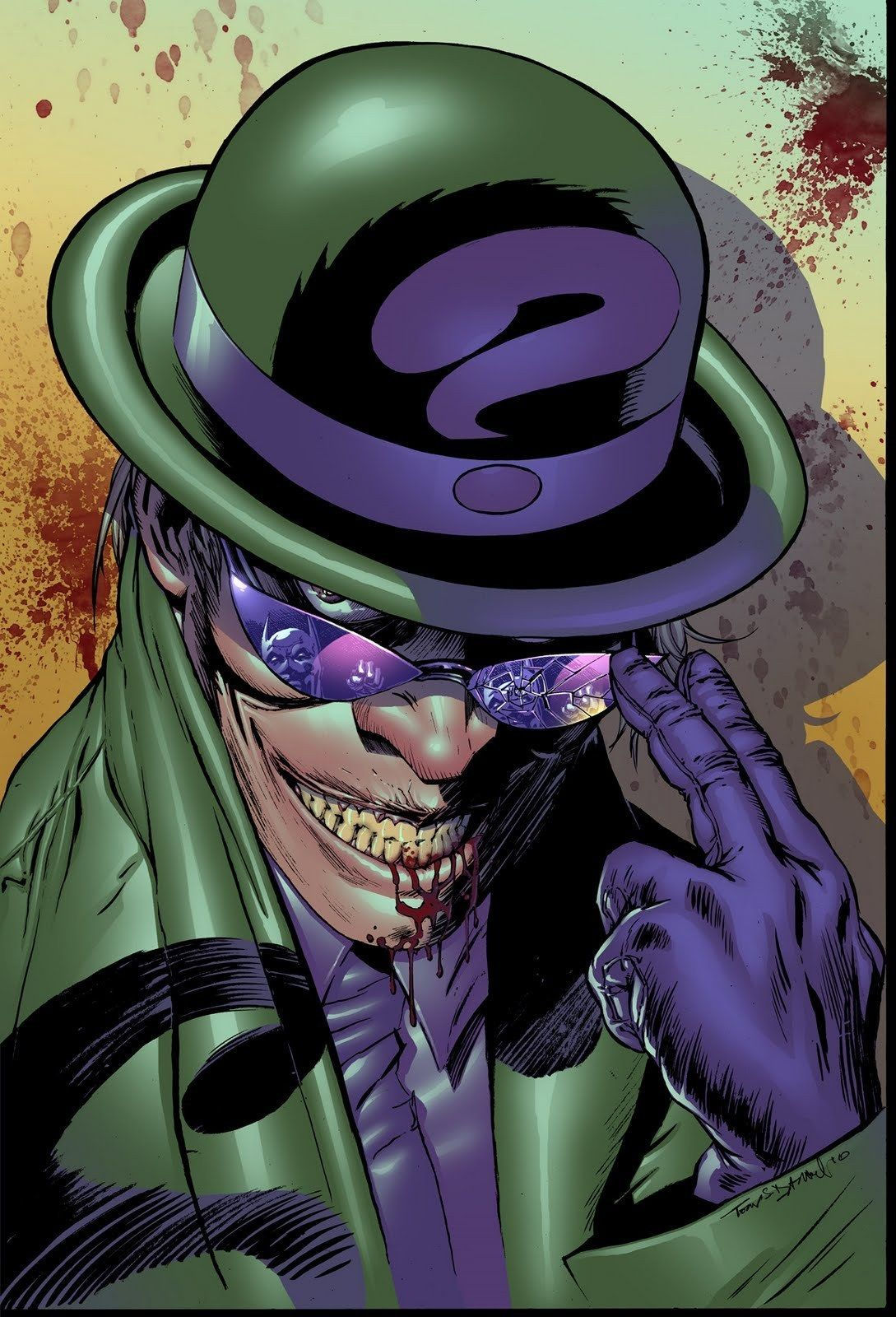 Wallpaper #LRnSLo8BtGB6xQ78D5bP43 The Riddler by Tony Daniel Artist Tony Daniel Pinterest Riddler