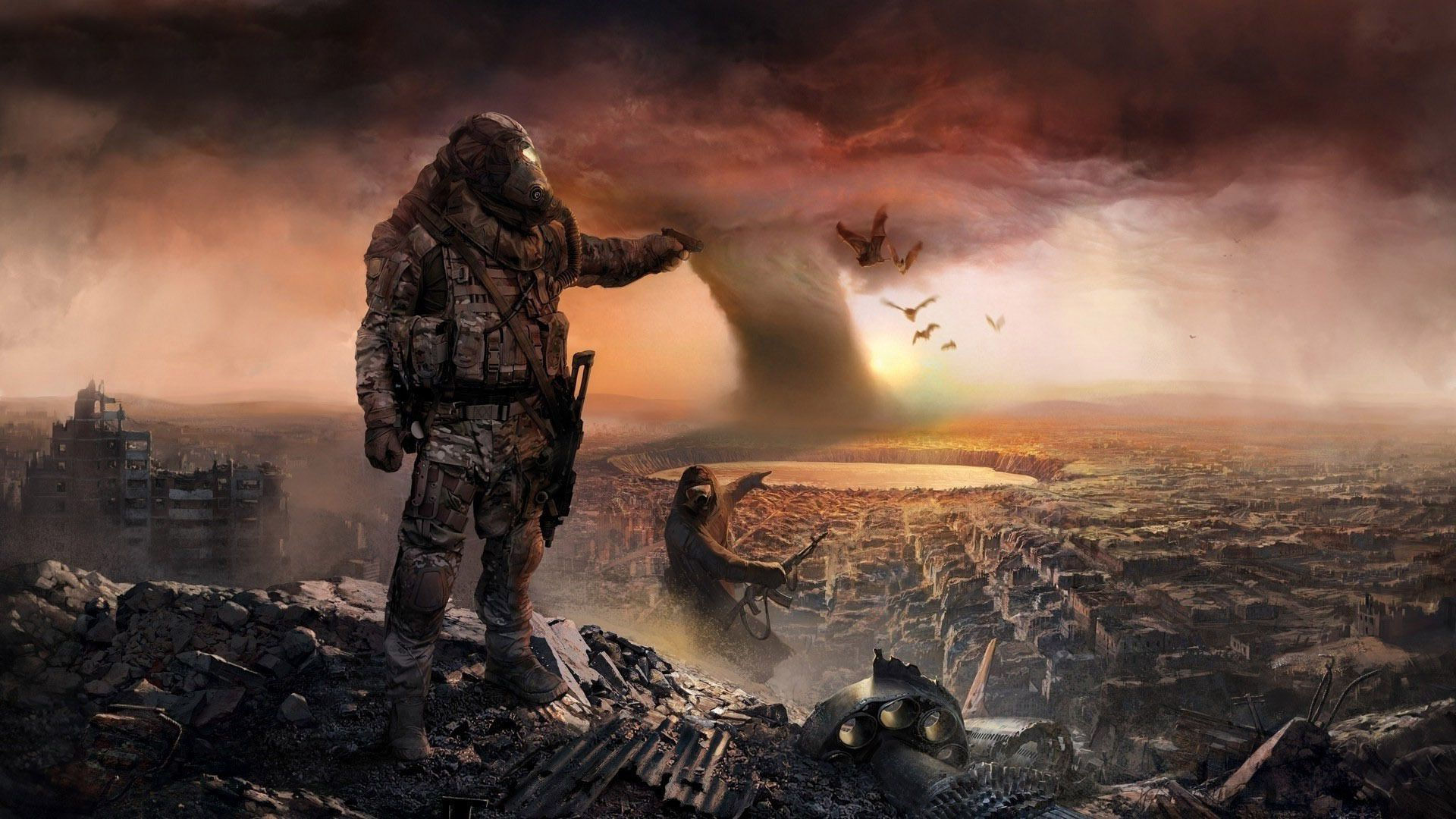 Wallpaper #L22bbJcBycdYOYFTC3Pc192 Post Apocalyptic Art Post Apocalyptic City HD Wallpaper 1920x1080