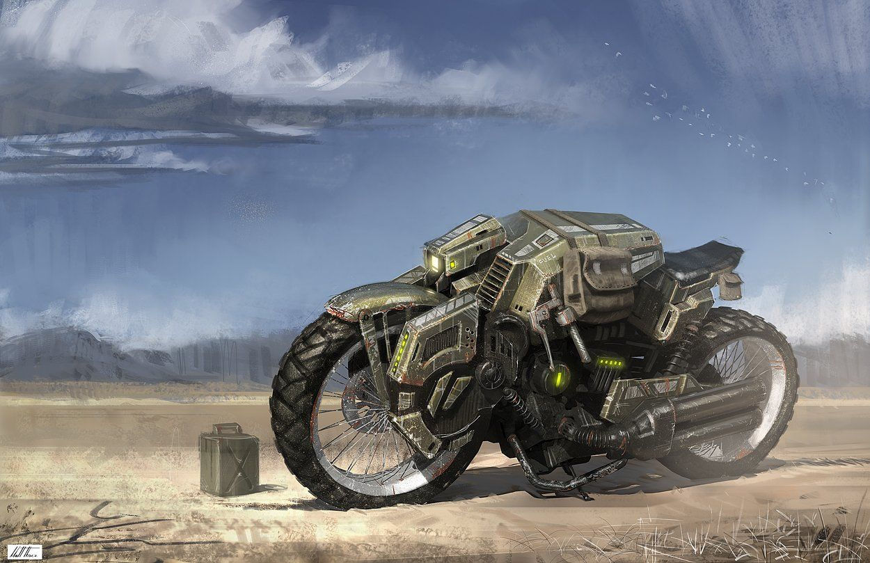 Wallpaper #MH2f9I4Bnwiau_P6UBDO51 Suicycle 01 Picture 2d Sci Fi Motorcycle Futuristic and Sci Fi