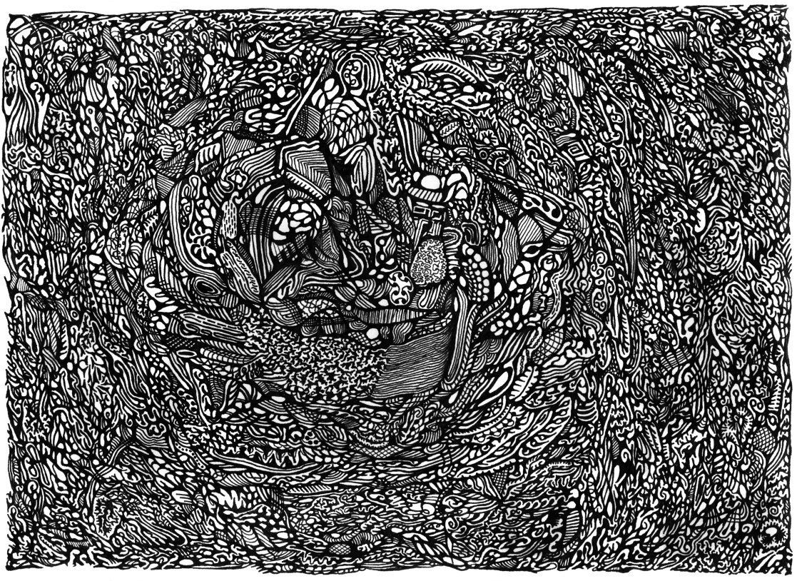 Wallpaper #BGcL6JIBSpphPi3-SDu_91 Abstract Pen and Ink Drawings Abstract Gel Pen 31 by Aklikins on